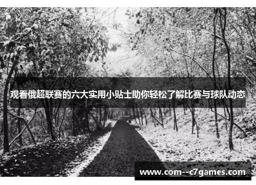 观看俄超联赛的六大实用小贴士助你轻松了解比赛与球队动态